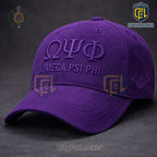 Omega Psi Phi Purple Greek Letter Fraternity Baseball Cap