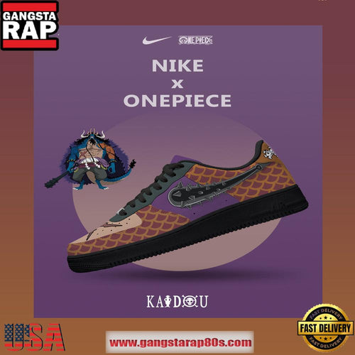 One Piece Kaidou Nike Air Force 1 Sneakers Fan Shoes
