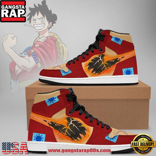 One Piece Luffy Special Edition Nike Air Jordan 1 Sneakers Shoes