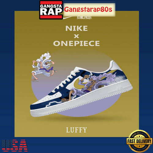 One Piece Monkey D. Luffy V.9 Nike Air Force 1 Sneakers Shoes