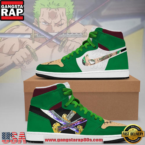 One Piece Zoro Limited Edition Nike Air Jordan 1 Sneakers Shoes