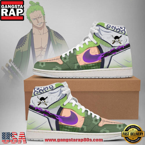 One Piece Zoro New Edition Nike Air Jordan 1 Sneakers Shoes