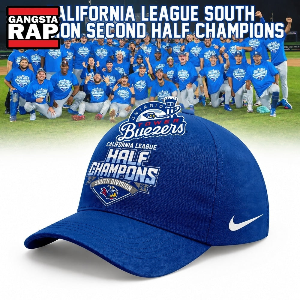 Ontario Tower Buzzers California League South Division Second Half Champions Cap