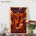 Orange Light Festival August 9 2024 Tramshed Cardiff Wall Art Poster Canvas