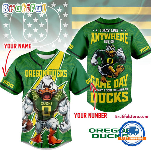 Oregon Ducks 2025 NCAA Game Day Jersey Shirt