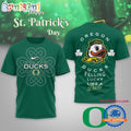 Oregon Ducks 2026 NCAA Lucky St. Patricks Day Limited Edition 3D Shirt