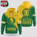 Oregon Ducks 2026 NCAA Personalized Faith Family Football Hoodie
