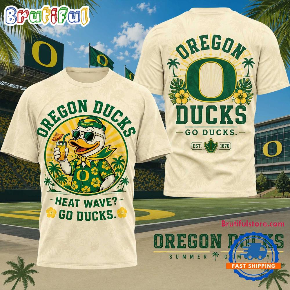 Oregon Ducks 2026 NCAA Summer Limited Edition 3D T Shirt