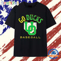 Oregon Ducks baseball Go Ducks logo retro T Shirt