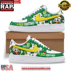 Oregon Ducks Christmas Limited Edition Air Force 1 Running Sneakers Shoes