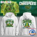 Oregon Ducks Football 2026 Orange Bowl Champions Limited Edition White Hoodie T-Shirt