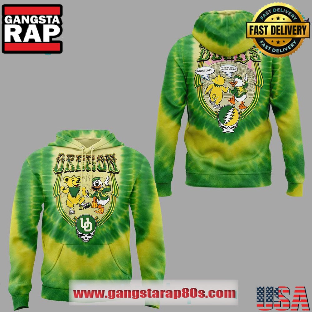 Oregon Ducks Limited Edition Edition Grateful Ducks Hoodie Shirt