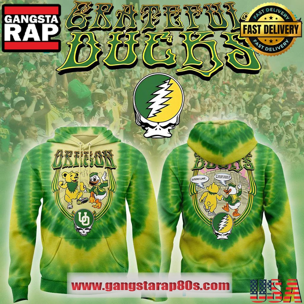 Oregon Ducks Limited Edition Edition Grateful Ducks Hoodie Shirt