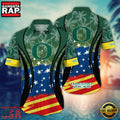 MLB Oregon Ducks Team Logo Hot Summer Aloha Hawaiian Shirt