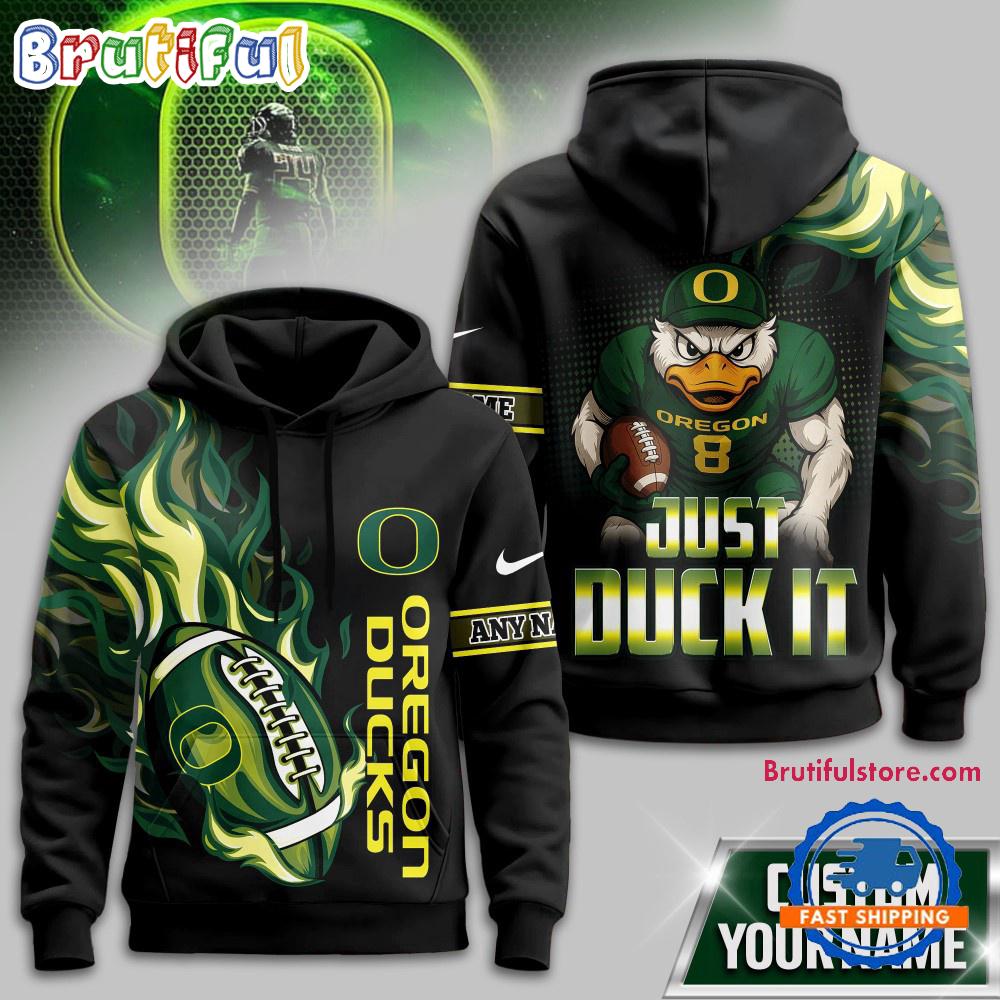 Oregon Ducks NCAA Victory Flame Personalized Hoodie Shirt