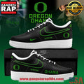 Oregon Ducks Ohana Custom Air Force 1 Running Sneakers Shoes