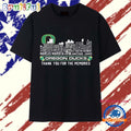 Oregon Ducks Palyer Name 2025 Thank You For The Memories T Shirt