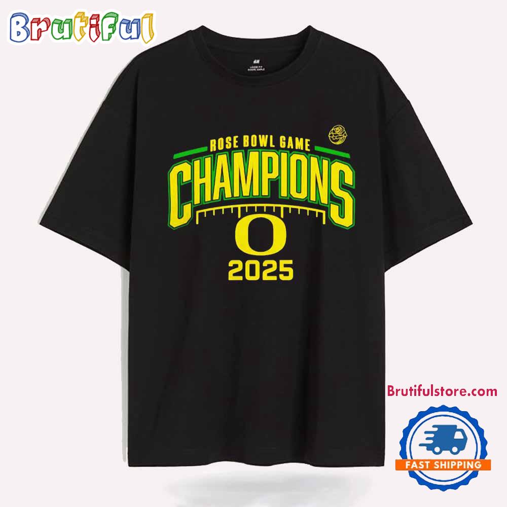 Oregon Ducks Rose Bowl Game Champions 2025 T Shirt