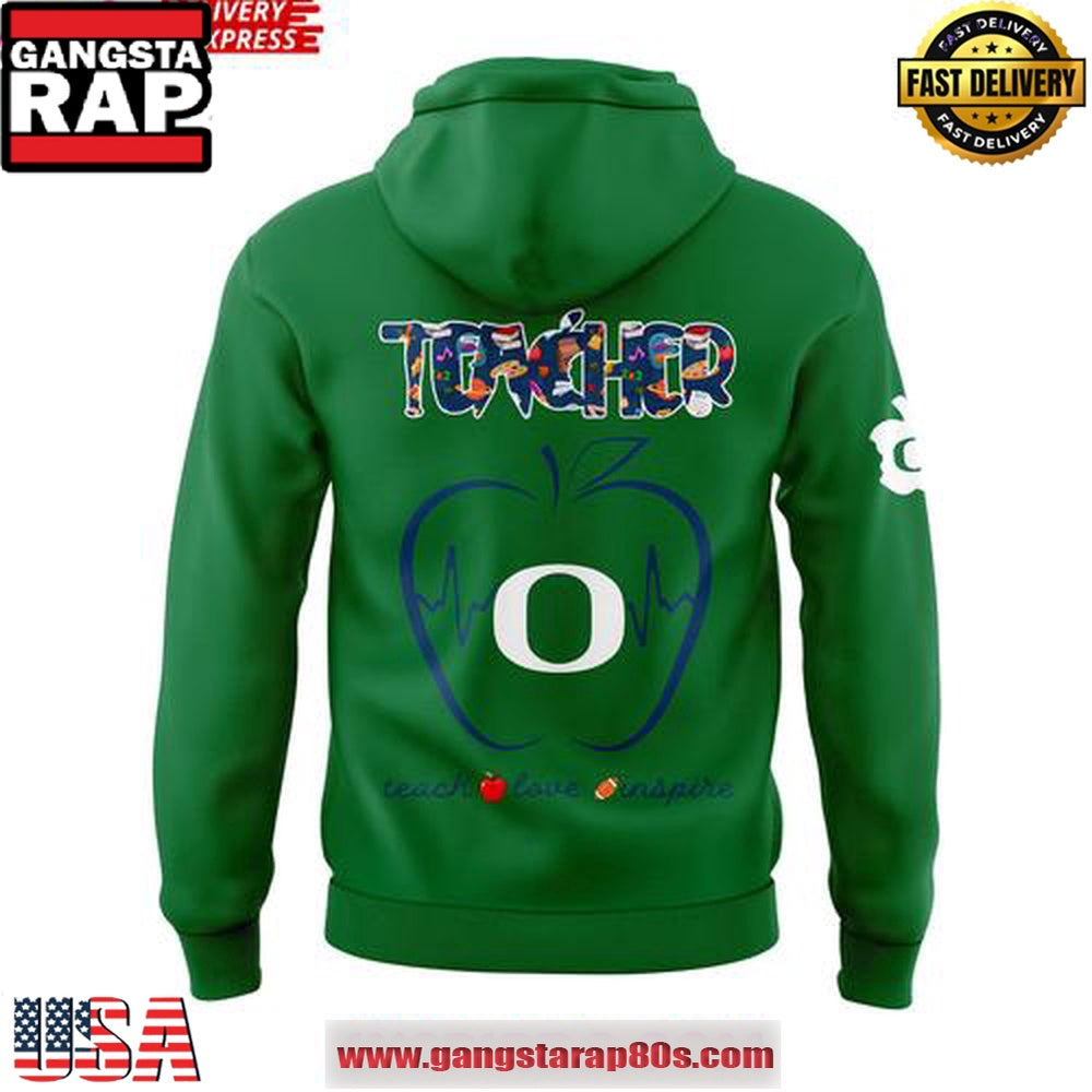 Oregon Ducks Teacher Appreciation 2025 Unisex Hoodie
