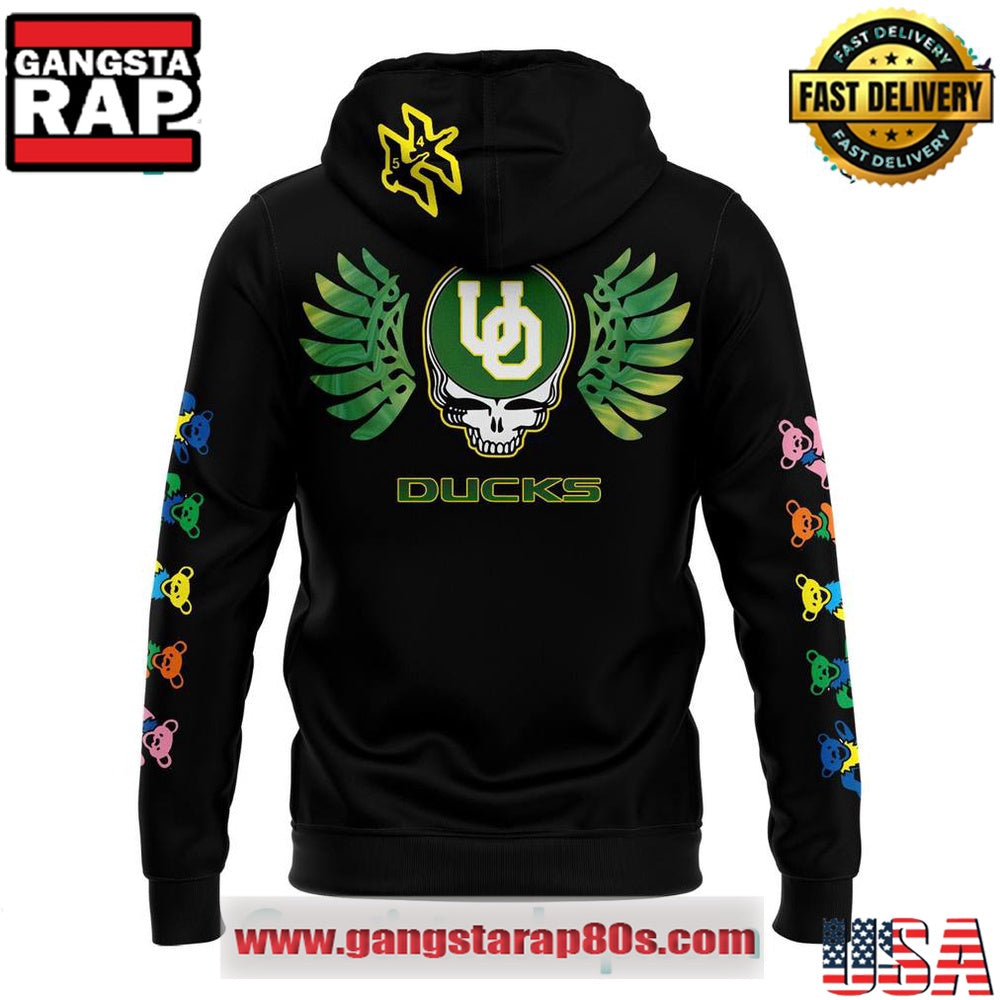 Oregon Ducks x Grateful Dead Day Special Edition Unisex 3D Hoodie