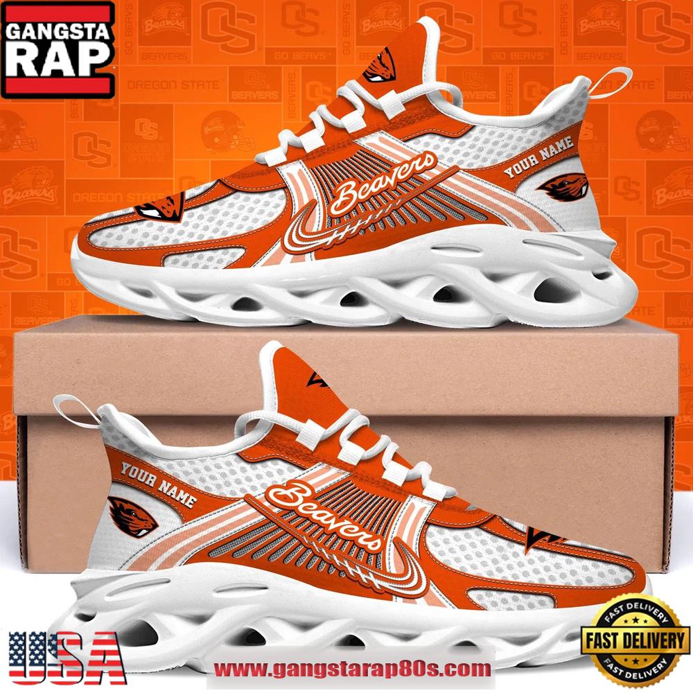 Oregon State Beavers Personalized Clunky Sneaker Max Soul Shoes
