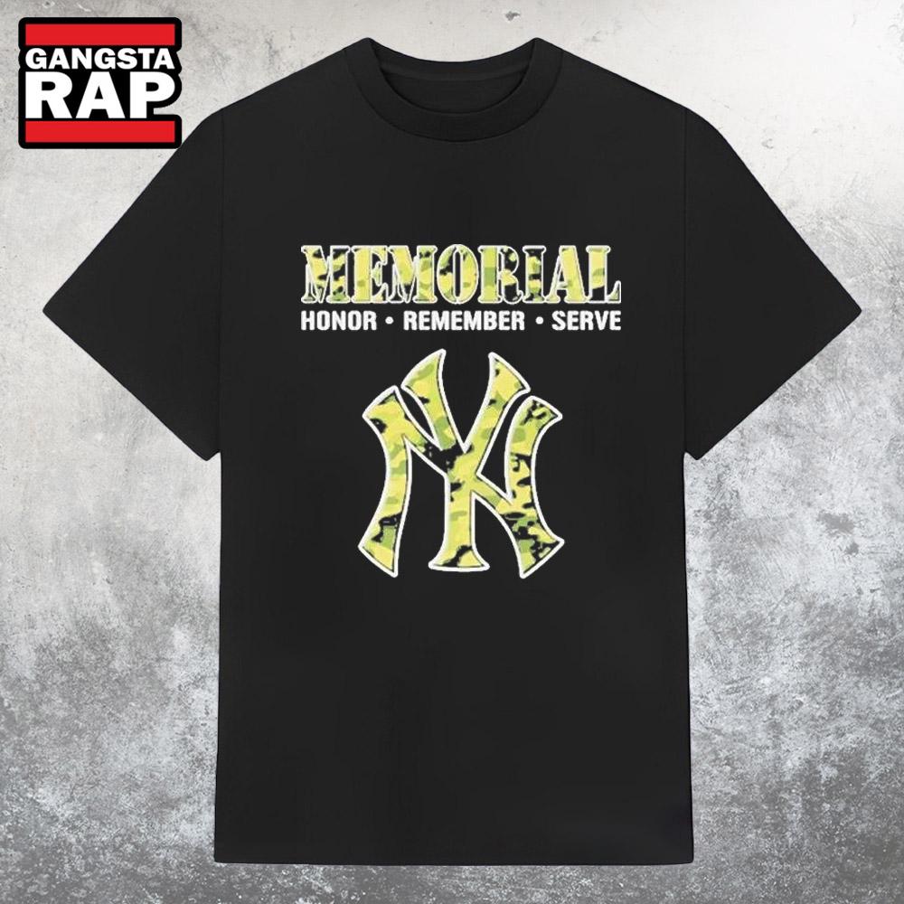 Original New York Yankees Memorial Honor-Remember Logo 2025 T Shirt