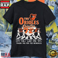 Orioles Legacy 1954-2026 Player Walking Thank You for the Memories T-Shirt
