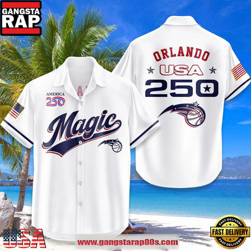 Orlando Magic USA Flag 250 Years of Freedom Anniversary 2026