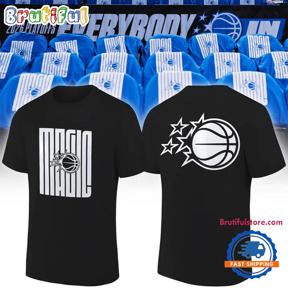 Orlando Magic NBA Playoffs 2026 Special New Black T Shirt