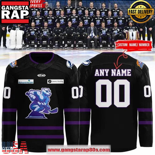 Orlando Solar Bears Youth Alternate 2025 Special Edition Hockey Jersey