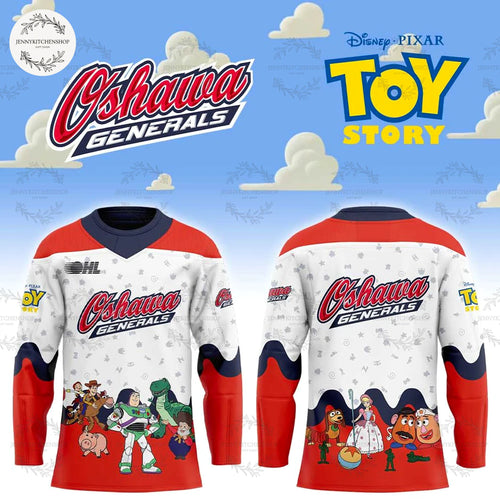 Oshawa Generals Toy Story Uniform 2025 Hockey Jersey