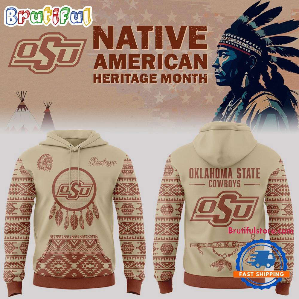 OSU Cowboy 2025 Football x Native American Heritage Month Hoodie