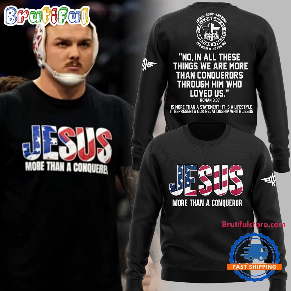 OSU Cowboy Wrestling Wyatt Hendrickson Jesus Hoodie T-Shirt
