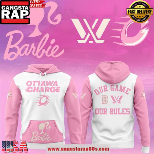 Ottawa Charge 2025 Barbie Night Edition Unisex Hoodie