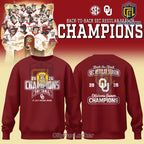 OU Oklahoma Sooners Back-to-Back SEC Softball 2026 Hoodie