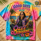 Ozzy Osbourne Beach Party Tropical Casual Summer T-Shirt