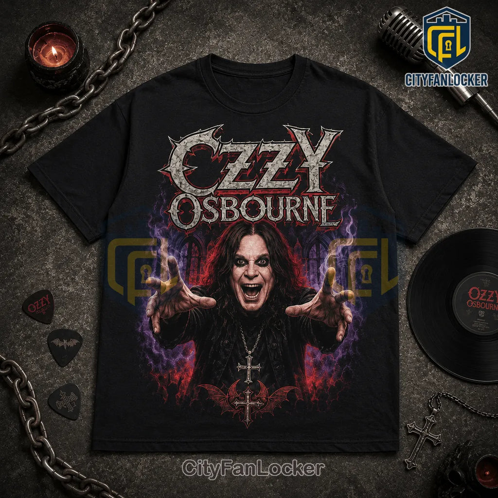 Ozzy Osbourne Concert Premium Black T-Shirt