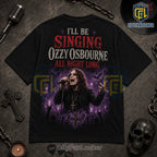 Ozzy Osbourne Concert Premium Black T-Shirt