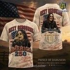 Ozzy Osbourne Prince of Darkness American Anniversary 2026 T-Shirt