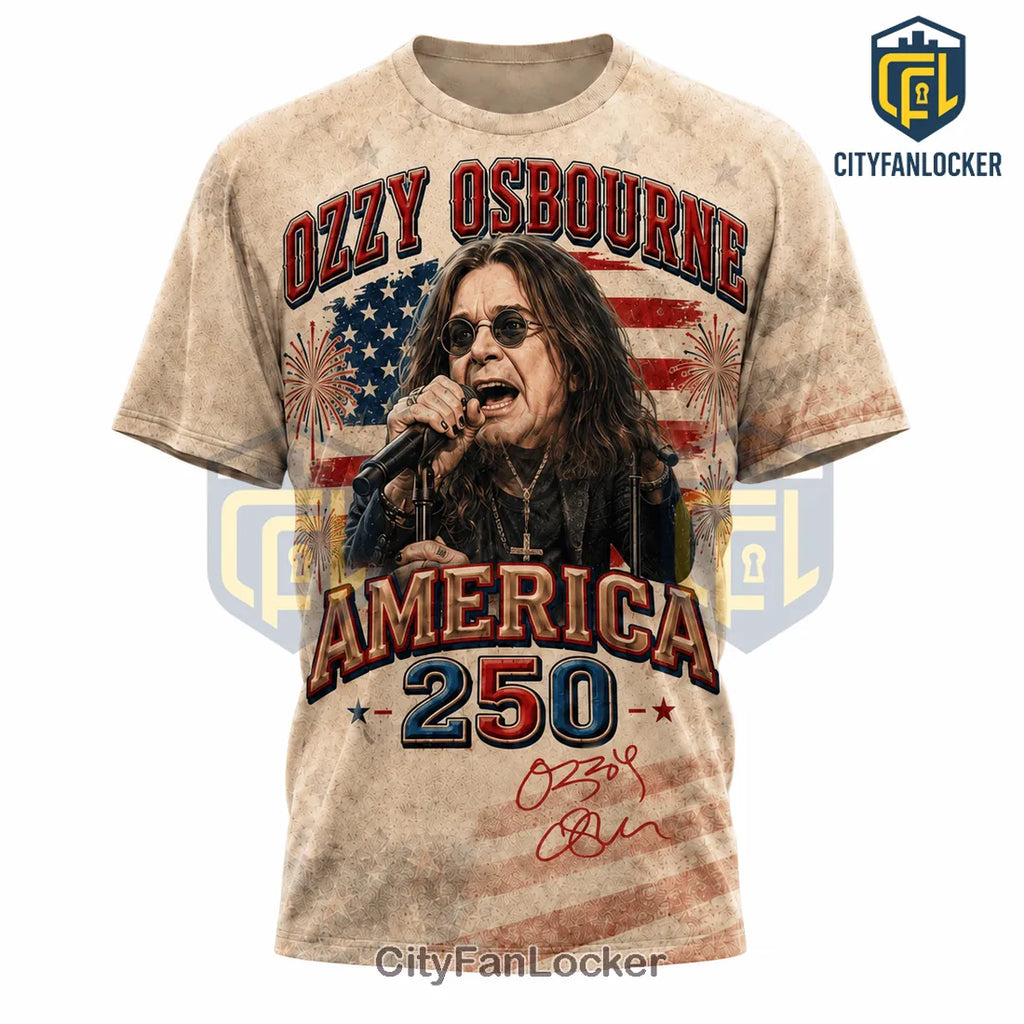 Ozzy Osbourne Prince of Darkness American Anniversary 2026 T-Shirt