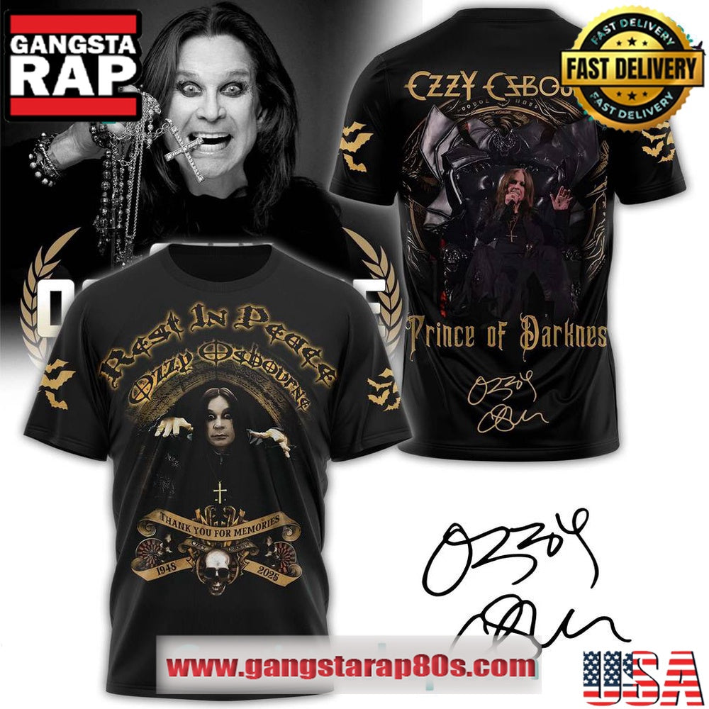 Ozzy Osbourne Prince of Darkness Special T Shirt