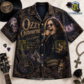 Ozzy Osbourne Prince of Darkness Vintage Hawaiian Shirt