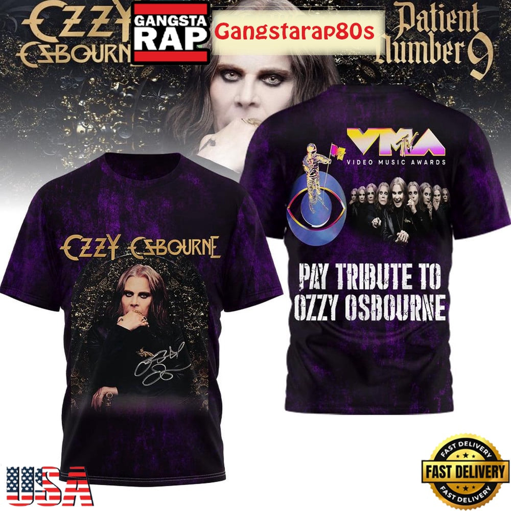 Ozzy Osbourne Video Music Awards All Over Print T Shirt