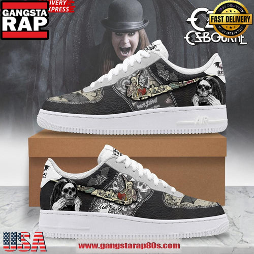Ozzy Osbourne x Black Sabbath Limited Edition Air Force 1 Sneakers Shoes