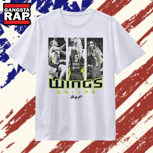 Paige Bueckers Dallas Wings 5 Signature T Shirt