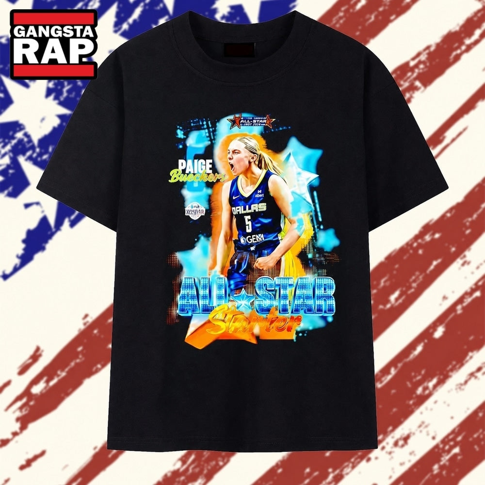 Paige Bueckers Dallas Wings All Star Starter T Shirt