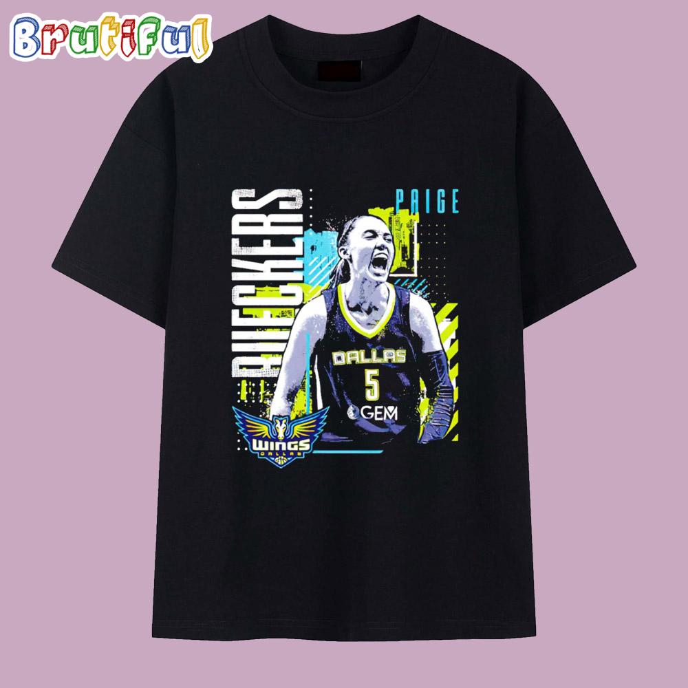 Paige Bueckers Dallas Wings Basketball Draft Day T Shirt
