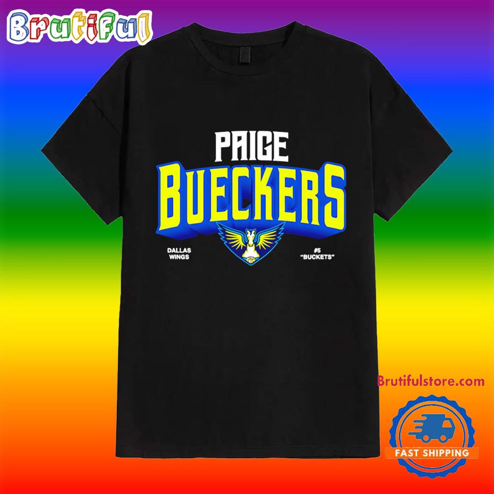 Paige Bueckers Dallas Wings Logo T Shirt