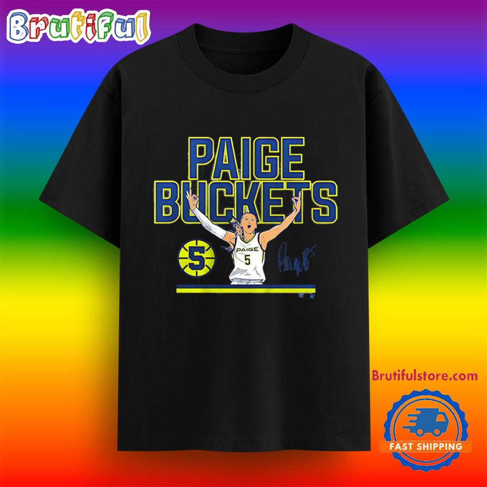 Paige Bueckers Uconn Huskies Buckets Stripe Signature T Shirt