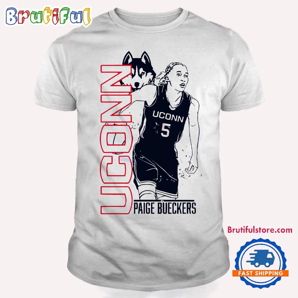 Paige Bueckers Vertical Layer Uconn Basketball T Shirt